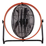 Ventilador Calma Piso 20 Modelo Cp 20 Multiflow Con Soporte Cantidad De Aspas 5 Estructura Naranja Oscuro Aspas Negro Diámetro 51 Cm Frecuencia 120w Material De Las Aspas Metal