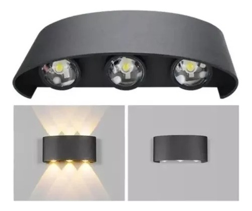 Aplique De Pared 6watts Led Luz Decoración Hogar