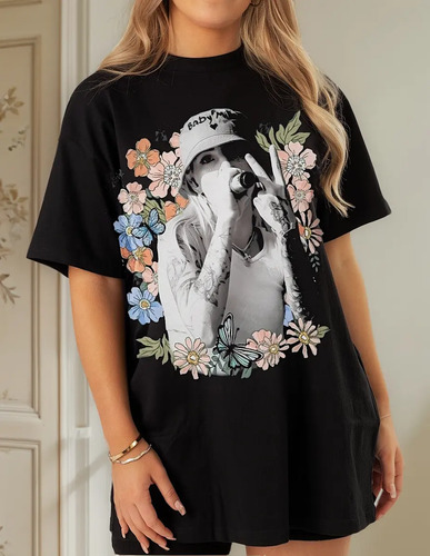 Playera Camiseta Young Miko Flower Merch Unisex Todas Tallas