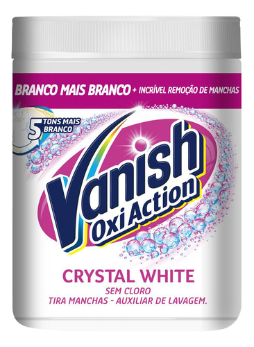 Tira Manchas Vanish Oxi Action Cristal Whyte 450 Gramas