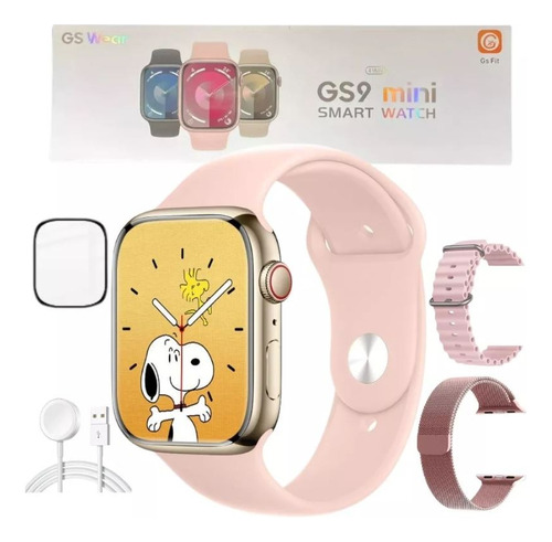 Smartwatch Gs9 Mini 41mm - Smartwatch Feminino + Brindes