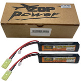 X2 Bateria Li-poly Bateria Lipo 1300 11.1 V Replica Airsoft