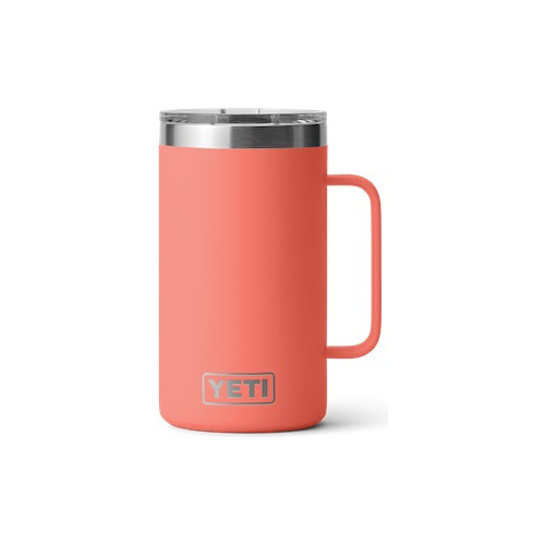 Taza Yeti 24 Oz Original Negra Con Tapa Magnética