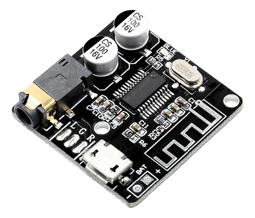 Mini Módulo Receptor Placa Bluetooth Decodificador Áudio Mp3