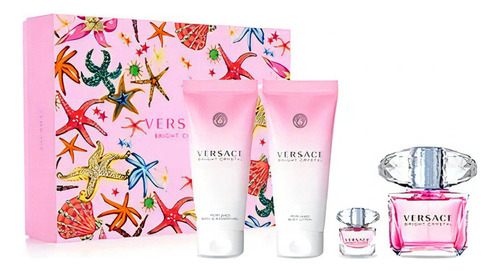 Set De Fragancia Versace Bright Crystal Para Mujer