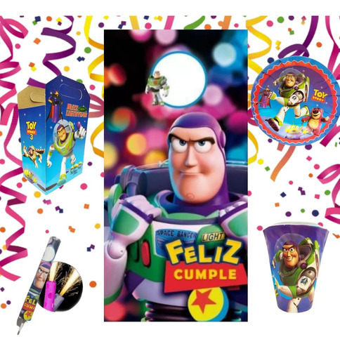 Toy Story Buzz Paq Fiesta Articulos 10  Personas