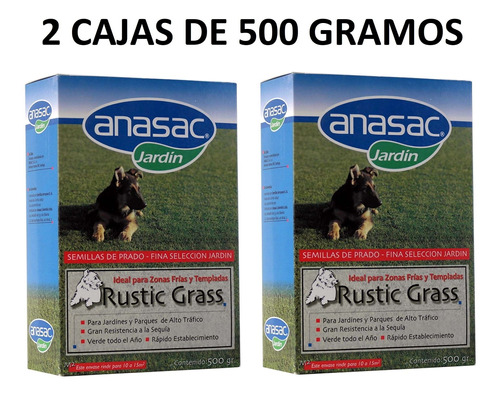 Semilla Pasto Rustic Grass 1000 Gr Anasac