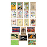 Set 20 Carteles (20x30) Futbol Mas 4 Carteles Grandes(40x28)