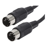 Cable Midi Conectores Din De 5 Pines De 10 Pies (ft) Ne...