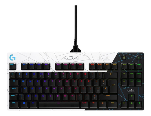 Teclado Gamer Mecanico Logitech G Pro Kda Lol Rgb Idioma Inglés Us