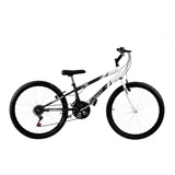 Bicicleta Ultra Bikes Rebaixada Aro 24 Bicolor 18 Marchas Cor Preto/branco