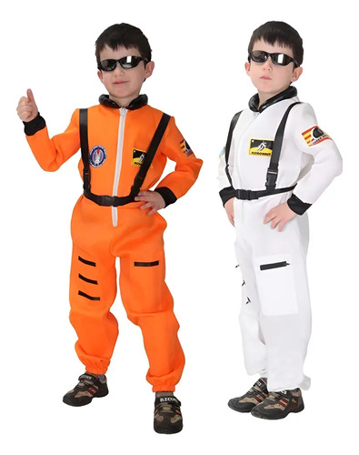 Disfraz Traje Infantil Astronauta Nasa Mision Espacial