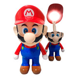 Lampara Escritorio Led Super Mario 2 Modos Velador 16 Luces