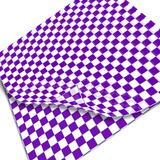 200 Hojas Papel Encerado Cuadros 30x30 Cm Morado