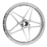 Rin Trasero Aluminio 2.50-10 Plateado Para Motoneta Rin 10