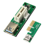 Cable De Extensión Pci-e X1 Fuente De Alimentación Pcie 1x E