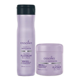 Shampoo + Mascara Ossono Violeta Silver Platinum X250 Ml 