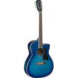 Guitarra Electroacústica Auditorium Bessies  Azul Transpare