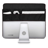 Para iMac 21,5''computadora Cuero Cubierta Dust Cover Negro