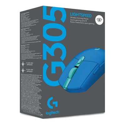 Mouse gamer de juego inalámbrico Logitech G Serie G Lightspeed G305 blue | Meses sin interés