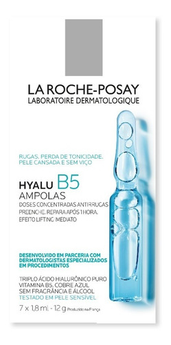 Ampolas Antirrugas Hyalu B5 7 Unidades 1,8ml La Roche-posay 