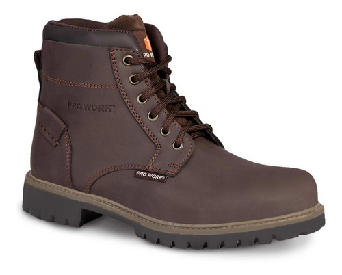 Bota Hombre Botin Casual Caballero Pro Work 77607 Marron