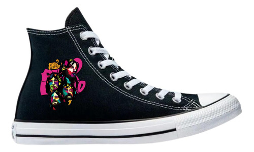 Tenis Converse Chuck Taylor All Star Bota Pink Floyd 918n