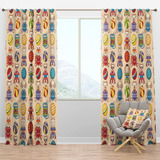 Designq Cortinas Opacas Con Estampado Infantil, Cortinas Par