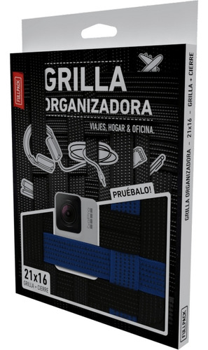 Grilla Organizadora Con Cierre Viajes Cables Tecno Gadgets