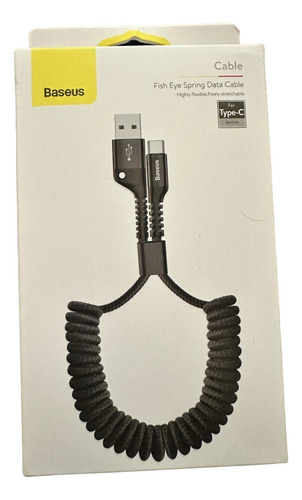 Cabo Usb Tipo C Elástico Nylon