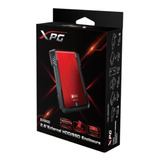 Gab. Externo Adata Para Ssd/hdd Xpg Rojo, Aex500u3-crd