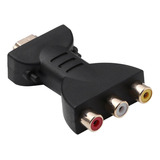 Adaptador Audio Vídeo Hdmi A Rca Compatible Con 3 Rca