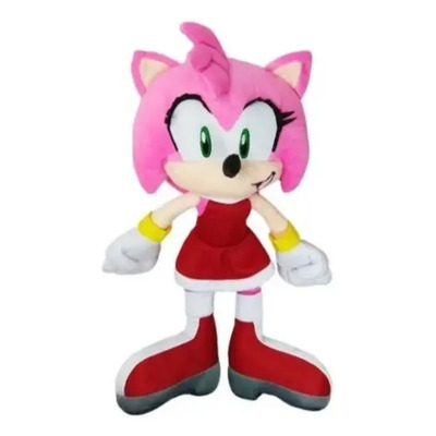 Peluche De Amy Rose De 35cm D Alto Pachoncita De Sonic Erizo | MercadoLibre