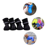 Botas De Lluvia Impermeables Para Perros Pies Felices