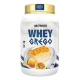 Suplemento Em Pó Nutrata  Grego Whey Grego Whey Proteins Whey Grego Sabor  Mousse De Maracujá Em Pote De 900ml