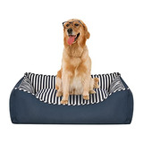 Lucky Kaka Cama Lavable Para Perro, Cama Cuadrada Grande Par