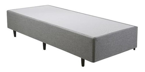 Base Cama Box Herval Solteiro Meditare, 39x96x203 Cm, Cinza