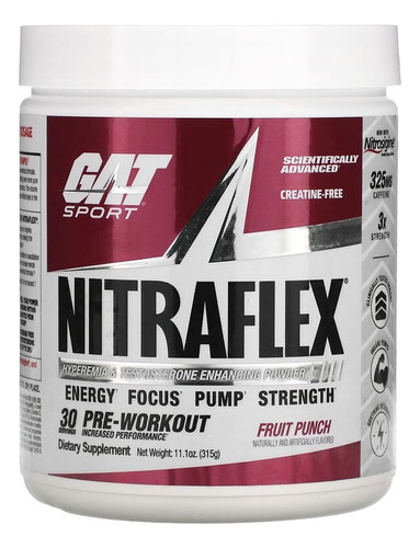 Gat Sport Advanced Pre-workout Nitraflex - Suplemento Aminoá