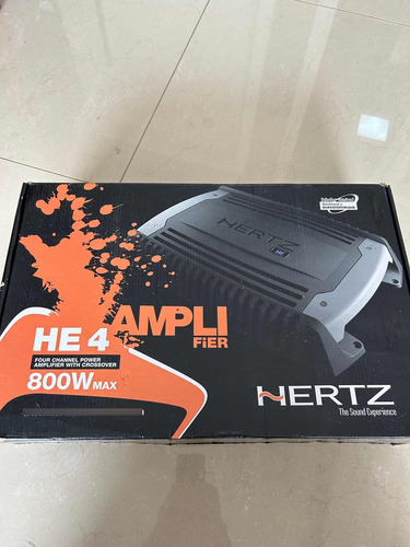 Amplificador Módulo De Potência Hertz He4 800w 4x100w(2ohms)
