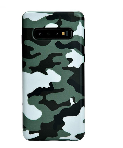 Funda Para Samsung Galaxy S10 Plus | Camuflaje Verde