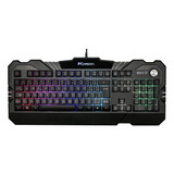 Teclado Gamer Jogo Semi Mecânico Led Ktrok Thoth