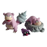 Shellder Slowpoke E Slowbro Impressão 3d