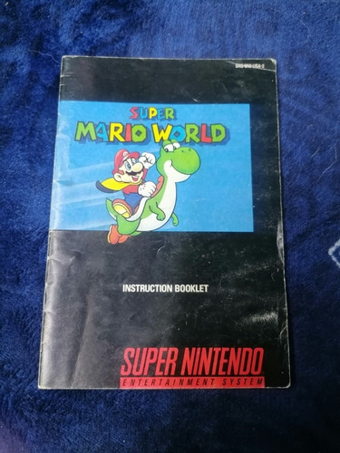 Manual Super Mario World Super Nintendo Usado Videojuegos Re