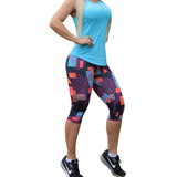 Calca Capri Corsario Leg Academia Estampados + Brinde