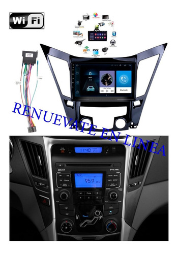 Radio Android 9 Pulgadas Mas Bisel Hyundai Sonata 2010/2014