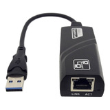 Placa Adaptador Lan Rede Usb 3.0 Ethernet 10/100/1000 Hub