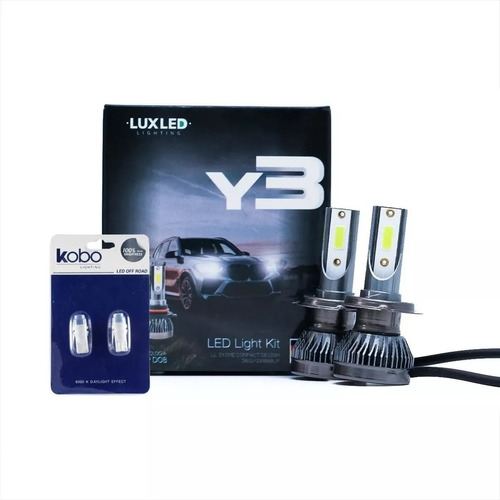 Kit Cree Led H4 H11 H7 H1 H3 Hb4 9006 H16 + 2 Led T10 Autos