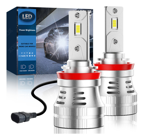 Kit De Faros Led H4 H11 H7 H1 9005 9006 Auto 30000lm Canbus