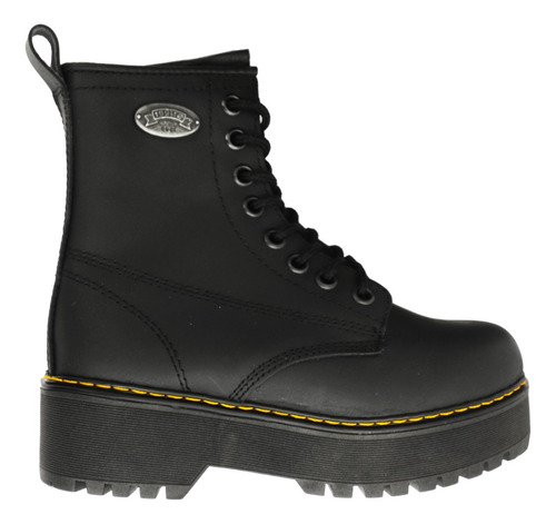 Botas Jadon Piel Plataforma Negras Martens