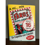 Cartel Anunció Vintage Cigarros Faros En Cartoncillo !!